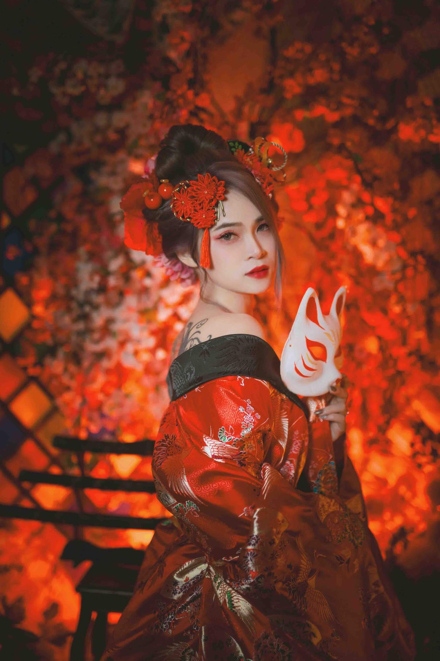 花魁之魅：捕捉優雅動人的每一刻的第4張圖片